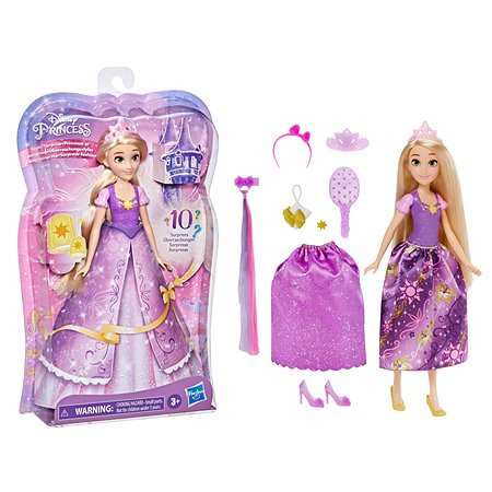 Кукла Disney Princess Hasbro Рапунцель в платье с кармашками F07815X0 - фото 9