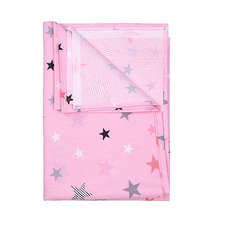 Комплект в кроватку AmaroBaby Time To Sleep Princess серый розовый 3 предмета - фото 4
