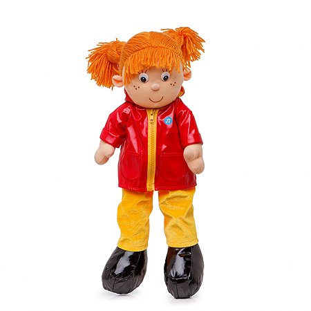 Игрушка мягкая СмолТойс Кукла Катя в красном костюме 49 см