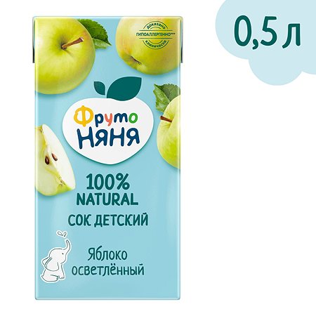 Сок ФрутоНяня из яблок 0,5 л от 3 лет