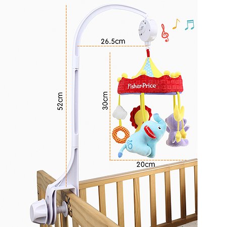Мобиль для детской кроватки Fisher Price 5 подвесных игрушек - фото 9