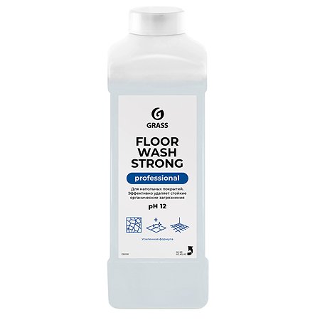 Средство для мытья пола GraSS Floor Wash Strong 1 л универсальное моющее средство для полов паркета и ламината