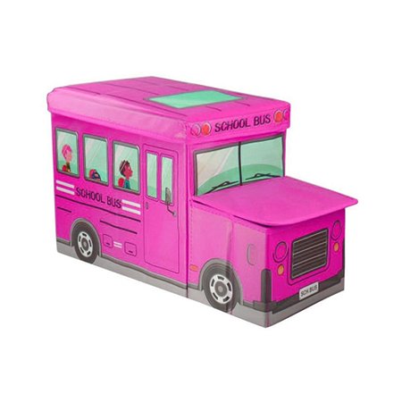 Короб для хранения игрушек автобус 2 отделения 55х25х31 см