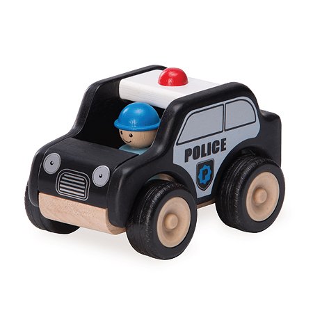 Полицейская машинка Wonderworld деревянная игрушка Miniworld - фото 2