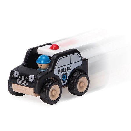 Полицейская машинка Wonderworld деревянная игрушка Miniworld - фото 4