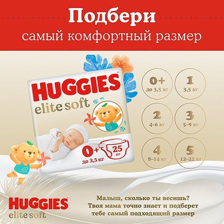 Подгузники Huggies Elite Soft для новорожденных 2 4-6кг 20шт - фото 15