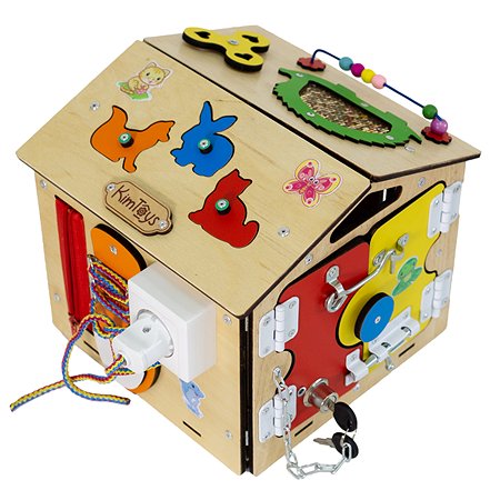Бизиборд KimToys Домик-игрушка для девочек и мальчиков - фото 12