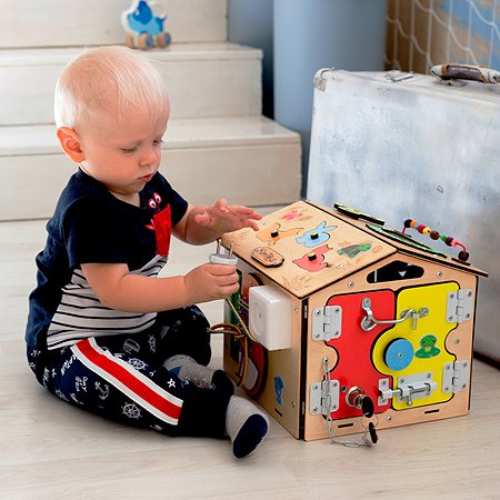 Бизиборд KimToys Домик-игрушка для девочек и мальчиков - фото 15