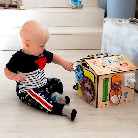 Бизиборд KimToys Домик-игрушка для девочек и мальчиков - фото 16