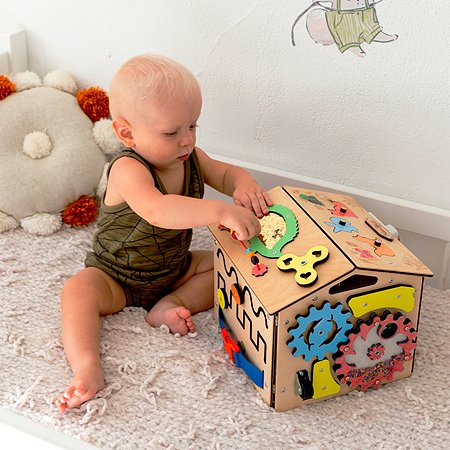 Бизиборд KimToys Домик-игрушка для девочек и мальчиков - фото 17
