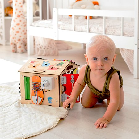 Бизиборд KimToys Домик-игрушка для девочек и мальчиков - фото 22