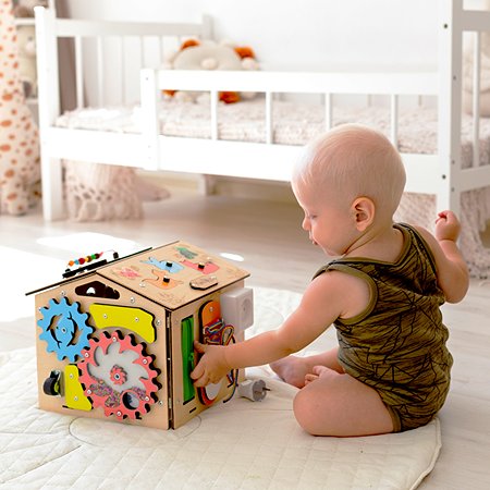 Бизиборд KimToys Домик-игрушка для девочек и мальчиков - фото 23
