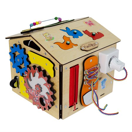 Бизиборд KimToys Домик-игрушка для девочек и мальчиков - фото 4