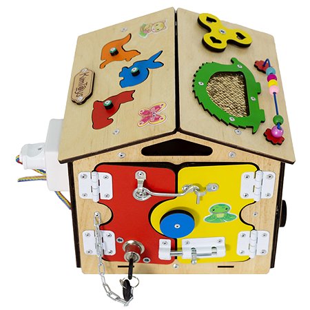 Бизиборд KimToys Домик-игрушка для девочек и мальчиков - фото 10