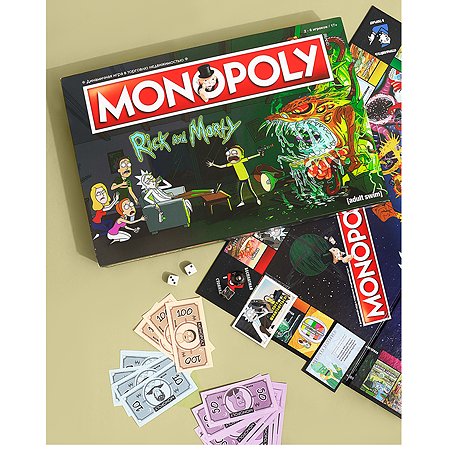 Игра настольная Winning Moves Монополия Рик и Морти - фото 7