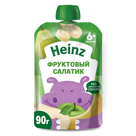 Пюре Heinz фруктовый салатик 90г с 6месяцев