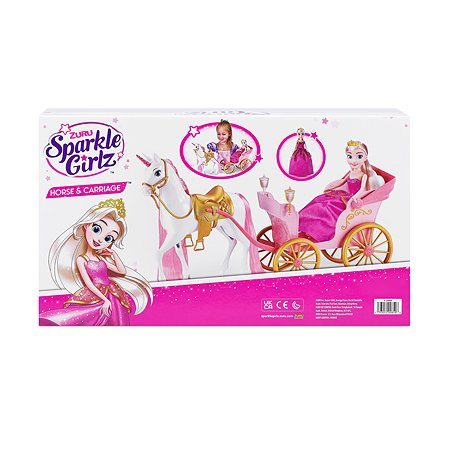 Набор игровой Sparkle Girlz Кукла с каретой 10068 - фото 16