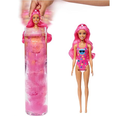 Кукла Barbie Неоновая серия в непрозрачной упаковке (Сюрприз) HCC67 - фото 4