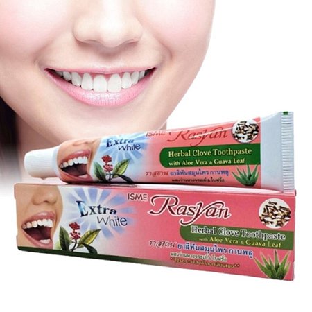Зубная паста RASYAN тайская травяная Herbal Clove Toothpaste с гвоздикой алоэ и гуавой
