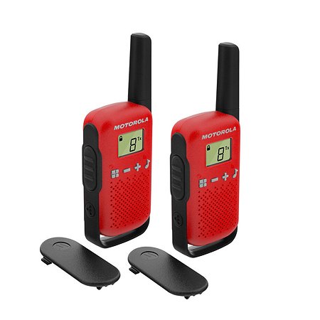 Комплект радиостанций Motorola TALKABOUT T42 2шт RED - фото 1