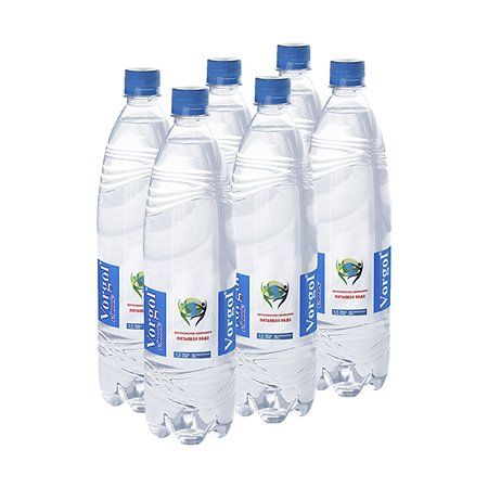 Вода питьевая Vorgol Природная артезианская негазированная 6 шт по 1.5 л