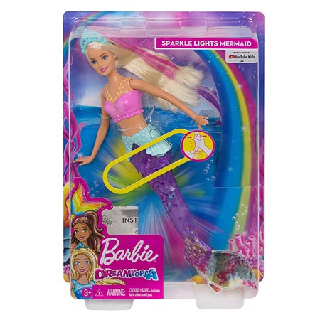 Кукла Barbie Dreamtopia Мерцающая русалочка GFL82 - фото 2