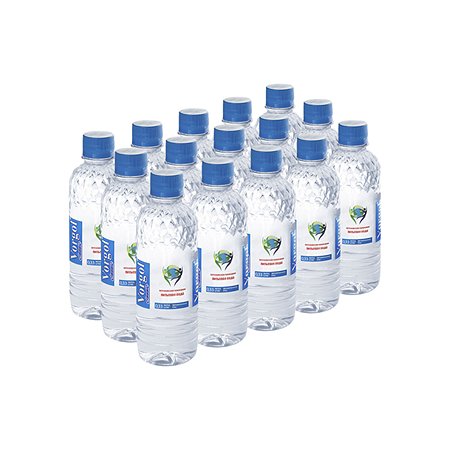 Вода питьевая Vorgol Природная негазированная артезианская 15 шт по 0.33 л
