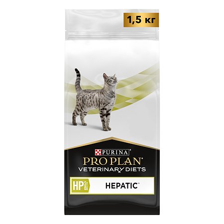 Корм ля кошек Purina Pro Plan Veterinary diets HP при заболеваниях печени 1.5кг