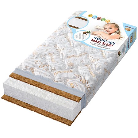Матрас BOOM BABY NВ Maxi Sleep 140х70 см для подростковой кроватки