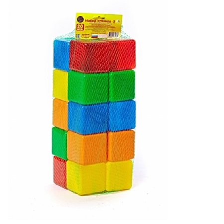 Строительный набор Строим вместе счастливое детст Кубики 20 элементов