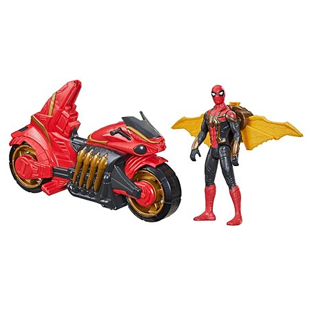 Фигурка Человек-Паук (Spider-man) Человек-паук на мотоцикле F1110