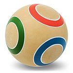Мяч Джампа Колечко Зеленый-Красный-Синий Р7-125/КЭ/ЗКС