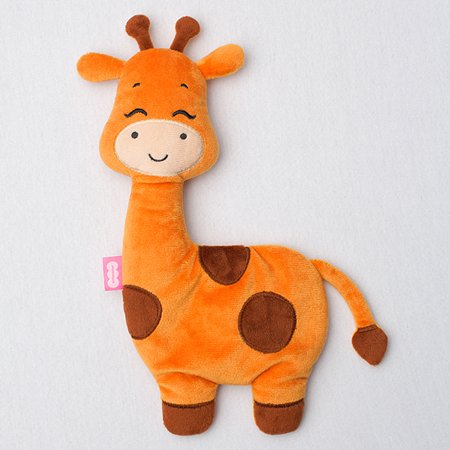 Игрушка Мякиши грелка с вишневыми косточками Жираф для новорожденных от коликов подарок - фото 1