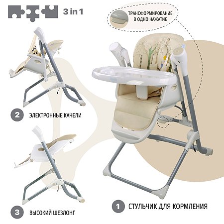 Стульчик для кормления nuovita unico 2 в 1