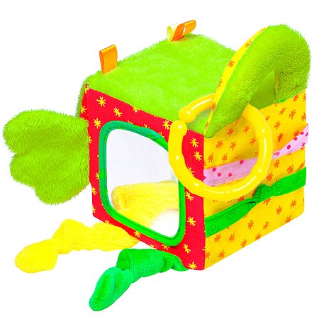 Игрушка развивающая Мякиши для малышей новорождённых кубики детские Сова подарок ко дню рождения детям - фото 3