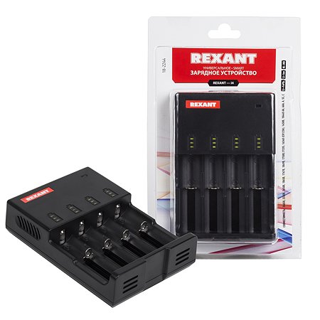 Зарядное устройство REXANT Smart для 4-х аккумуляторов любого типа - фото 2