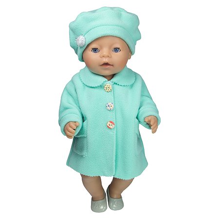 Пальто для куклы Модница с беретом в ассортименте 6119 - фото 6