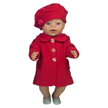 Пальто для куклы Модница с беретом в ассортименте 6119 - фото 7