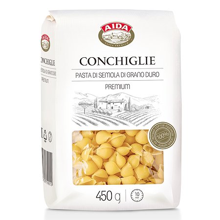 Макаронные изделия AIDA Conchiglie/Ракушки