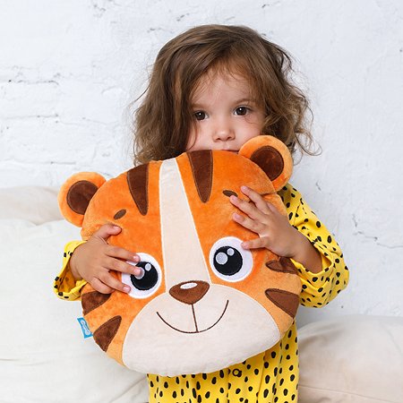 Мягкая игрушка Мякиши подушка Тигр Бой подарок для девочки для мальчика на день рождения - фото 4