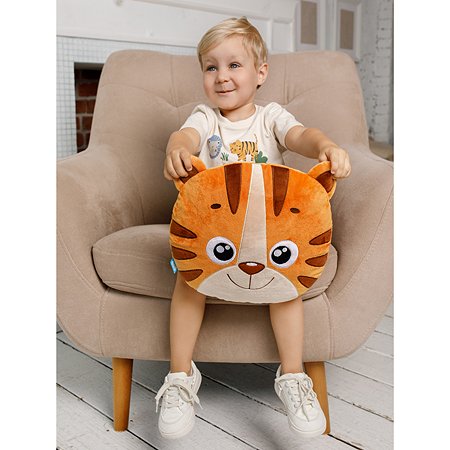 Мягкая игрушка Мякиши подушка Тигр Бой подарок для девочки для мальчика на день рождения - фото 10