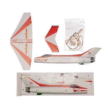 Сборная модель LYONAEEC Самолет Power Launch Glider F-7 Airguard