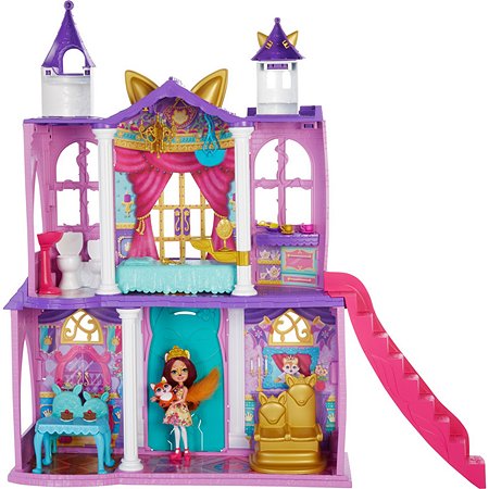 Дом для кукол Enchantimals Семья Бал в королевском замке с куклой, мебе лью и аксессуарами GYJ17 - фото 5
