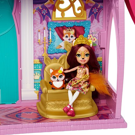 Дом для кукол Enchantimals Семья Бал в королевском замке с куклой, мебелью и аксессуарами GYJ17 - фото 9