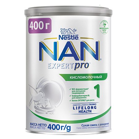 Смесь NAN 1 кисломолочный 400г с 0мес - фото 1