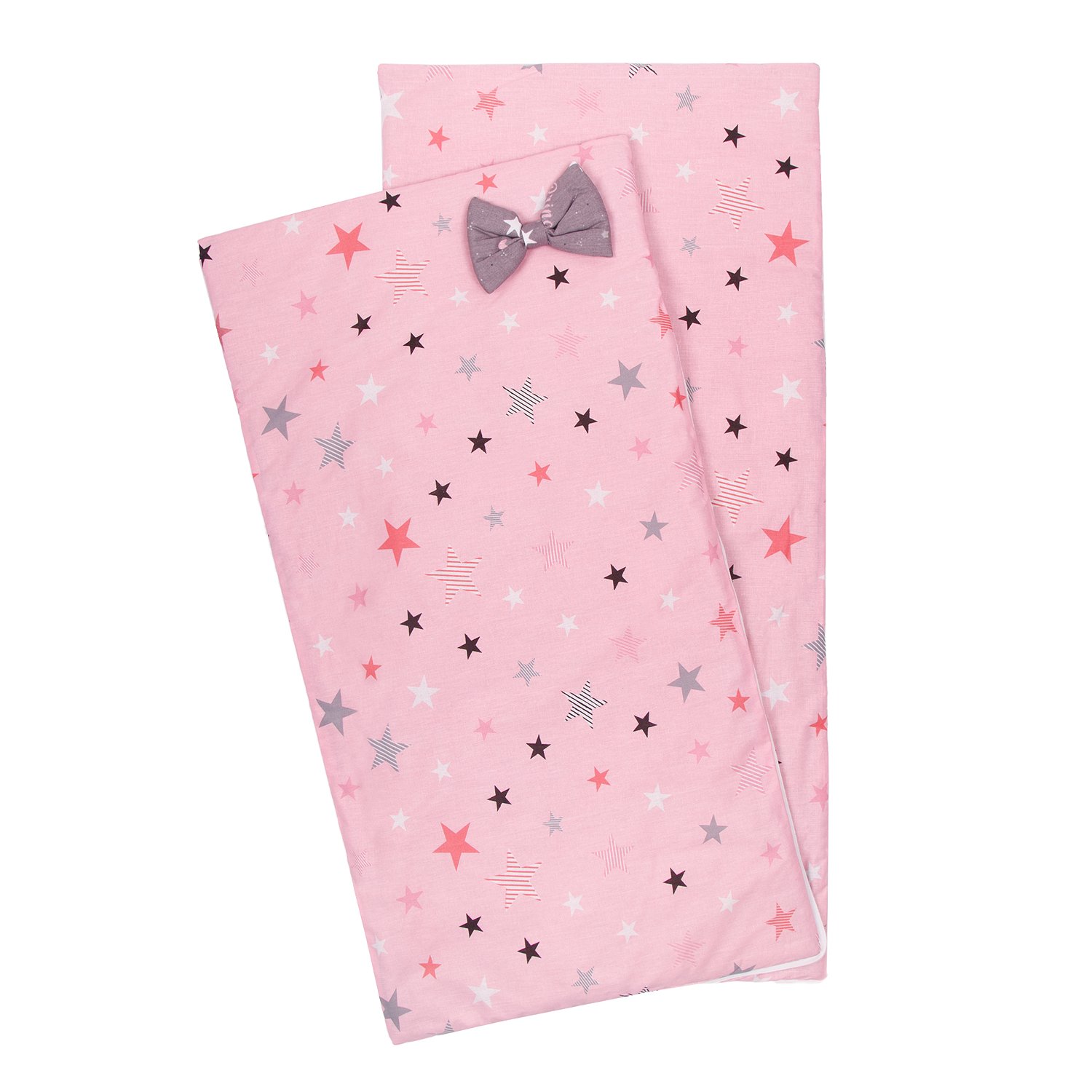 Спальный мешок AmaroBaby детский Magic Sleep Princess серый розовый - фото 3