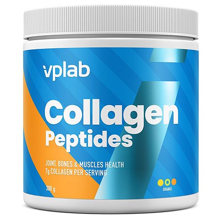 Биологически активная добавка VPLAB Коллаген Пептиды апельсин 300г