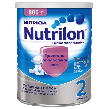 Смесь молочная Nutrilon 2 гипоаллергенная 800г с 6 месяцев