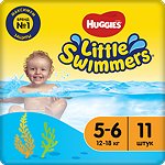 Подгузники-трусики для плавания Huggies Little Swimmers 5-6 12-18кг 11шт
