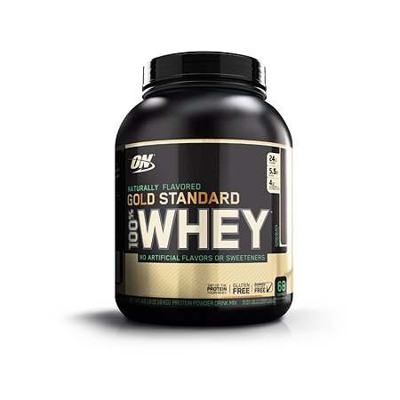 Протеин Optimum Nutrition Naturally Flavored Gold Standard 100% Whey для спортсменов 2273 г Шоколад